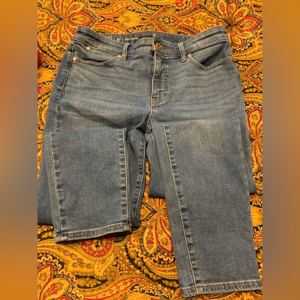 Talbots Flawless Slim Ankle 8 P Jeans